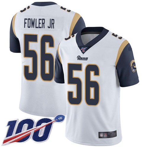 Los Angeles Rams Limited White Men Dante Fowler Jr Road Jersey NFL Football #56 100th Season Vapor Untouchable->los angeles rams->NFL Jersey